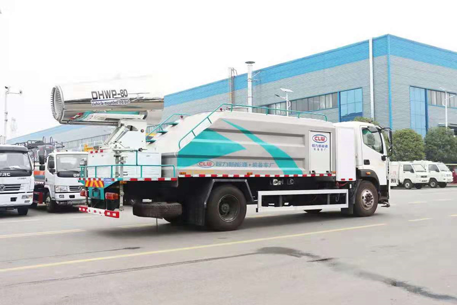 福田純電動(dòng)10噸抑塵車